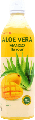 2,95 € 免费送货 | 碳酸饮料 Lotte 韩国，共和国 中瓶装 50 cl Aloe Vera — 芦荟, Mango — 芒果