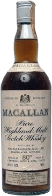 8 121,95 € Envío gratis | Whisky Single Malt Macallan 80 Proof Ejemplar Coleccionista Reino Unido Botella 70 cl