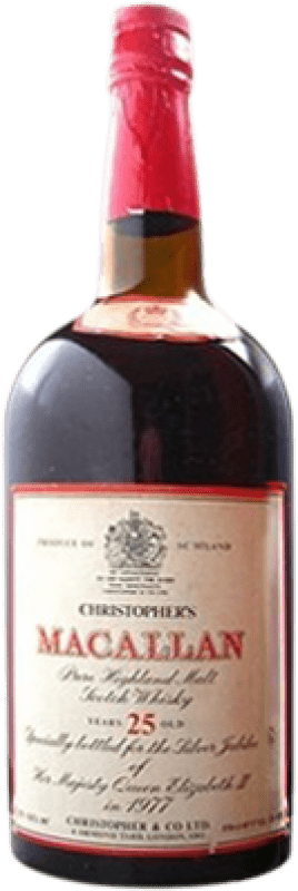 19 109,95 € Envoi gratuit | Whisky Single Malt Macallan Christopher's Queen's Jubilee Spécimen de Collection Royaume-Uni 25 Ans Bouteille Spéciale 1,5 L