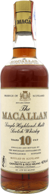 1 602,95 € Envio grátis | Whisky Single Malt Macallan Reino Unido 10 Anos 70 cl Exemplar de colecionador Não Próprio para Consumo
