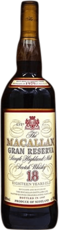 8 907,95 € Envoi gratuit | Whisky Single Malt Macallan Grande Réserve Royaume-Uni 18 Ans Bouteille 70 cl Objet de Collection Non Destinée à la Consommation