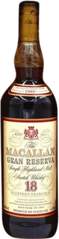 10 152,95 € Envoi gratuit | Whisky Single Malt Macallan Grande Réserve Royaume-Uni 18 Ans Bouteille 70 cl Objet de Collection Non Destinée à la Consommation