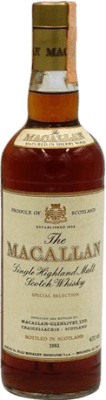 Whisky Single Malt Macallan 70 cl Objet de Collection Non Destinée à la Consommation