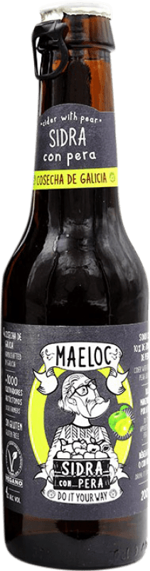 7,95 € Envoi gratuit | Boîte de 4 unités Cidre Maeloc Pera Espagne Petite Bouteille 20 cl