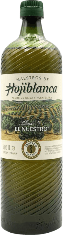 22,95 € Envio grátis | Azeite de Oliva Maestros de Hojiblanca. Virgen Extra Espanha Hojiblanca Garrafa 1 L