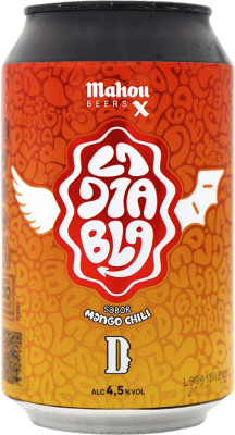 2,95 € Spedizione Gratuita | Birra Mahou La Diabla x Duki Spagna Lattina 33 cl