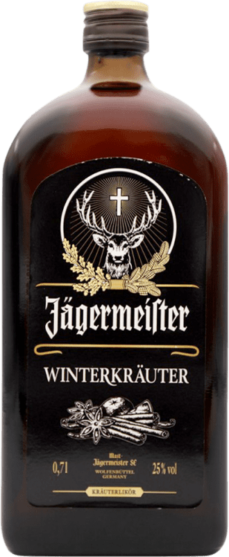 25,95 € Envío gratis | Licor de hierbas Mast Jägermeister Winterkrauter Alemania Botella 70 cl