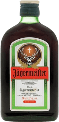 7,95 € Envío gratis | Licor de hierbas Mast Jägermeister Alemania Botellín 20 cl