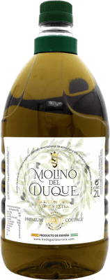 32,95 € Envío gratis | Aceite de Oliva Molino del Duque. Virgen Extra España Garrafa 2 L