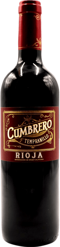 6,95 € Envio grátis | Vinho tinto Montecillo Cumbrero D.O.Ca. Rioja Espanha Tempranillo Garrafa 75 cl