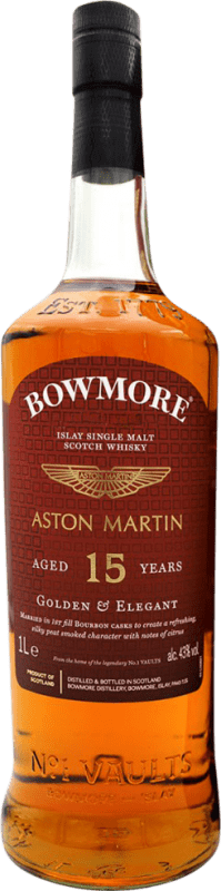 139,95 € Бесплатная доставка | Виски из одного солода Morrison's Bowmore Aston Martin Шотландия Объединенное Королевство 15 Лет бутылка 1 L