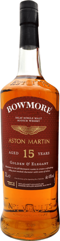 139,95 € Envío gratis | Whisky Single Malt Morrison's Bowmore Aston Martin Escocia Reino Unido 15 Años Botella 1 L