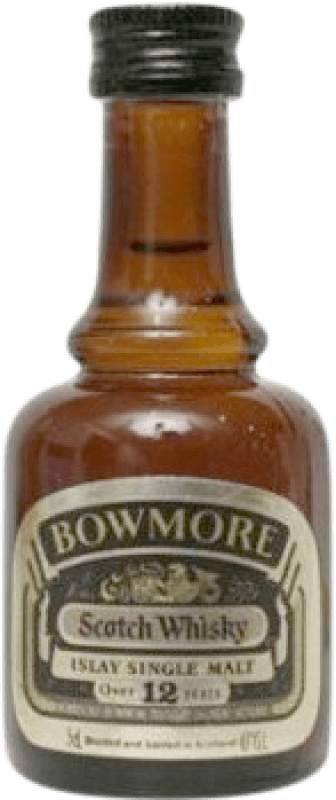 46,95 € 送料無料 | シングルモルトウイスキー Morrison's Bowmore Dumpy スコットランド イギリス 12 年 ミニチュアボトル 5 cl コレクターズアイテム 飲食不可