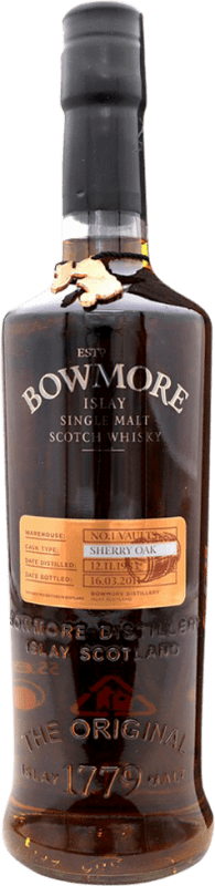 2 845,95 € Envío gratis | Whisky Single Malt Morrison's Bowmore Vintage, Edición Limitada Escocia Reino Unido Botella 70 cl