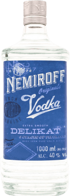 16,95 € Envío gratis | Vodka Nemiroff Delikat Ucrania Botella 1 L