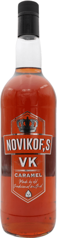 10,95 € Envio grátis | Vodca Novikof's. Caramelo Espanha Garrafa 1 L