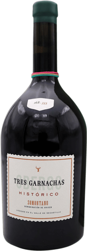 99,95 € 免费送货 | 红酒 Obergo Obergo Tres Garnachas Histórico D.O. Somontano 西班牙 瓶子 75 cl