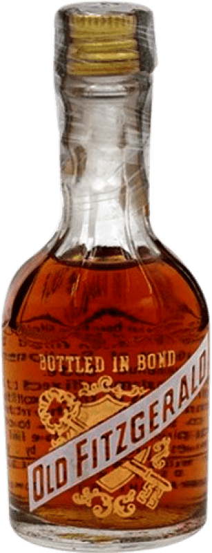 174,95 € Free Shipping | Bourbon Whisky Old Fitzgerald United States Miniature Bottle 5 cl Collector's Item Not for Consumption