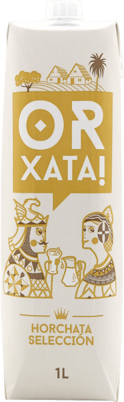 3,95 € Envío gratis | Refrescos Orxata Selección España Tetrabrick 1 L Horchata