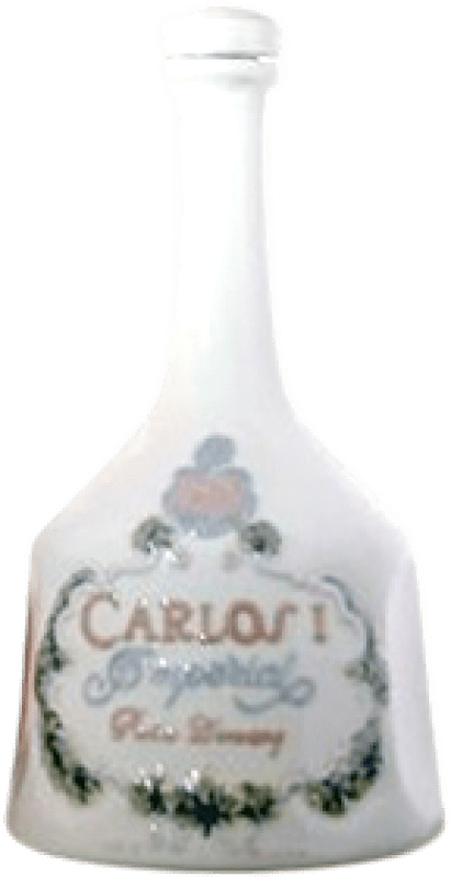 679,95 € Envio grátis | Brandy Conhaque Osborne Carlos I Imperial Lladró Espanha Garrafa 70 cl