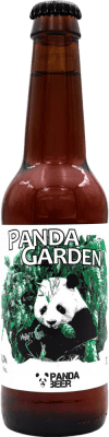 3,95 € Spedizione Gratuita | Birra Panda Garden Blanca Belgio Bottiglia Terzo 33 cl