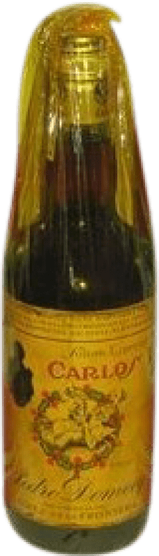 824,95 € Spedizione Gratuita | Brandy Pedro Domecq Fundador Carlos I Caja Morada Esemplare da Collezione Spagna Bottiglia 70 cl