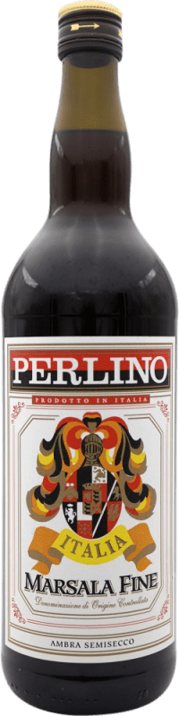 15,95 € Kostenloser Versand | Verstärkter Wein Perlino Fine D.O.C. Marsala Italien Flasche 1 L