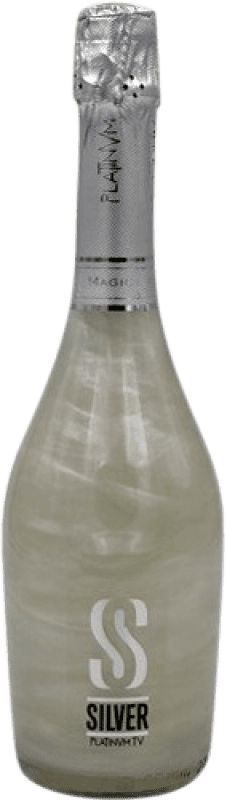 8,95 € Kostenloser Versand | Weißer Sekt Platinvm Magic Silver Spanien Flasche 75 cl