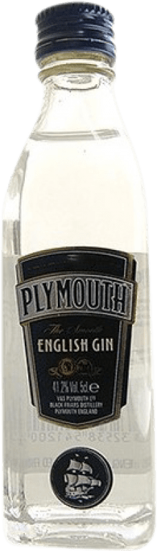 8,95 € Spedizione Gratuita | Gin Plymouth England Regno Unito Bottiglia Miniatura 5 cl