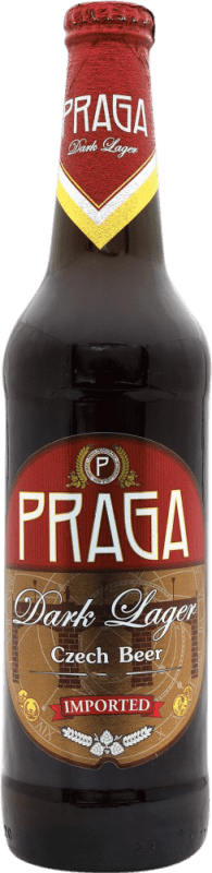 3,95 € Kostenloser Versand | Bier Praga Negra Tschechische Republik Medium Flasche 50 cl