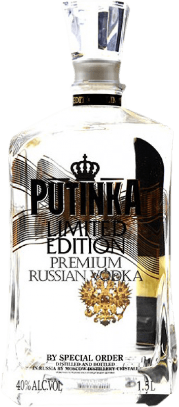 257,95 € Spedizione Gratuita | Vodka Putinka Edizione Limitata Russia Bottiglia Speciale 1,5 L