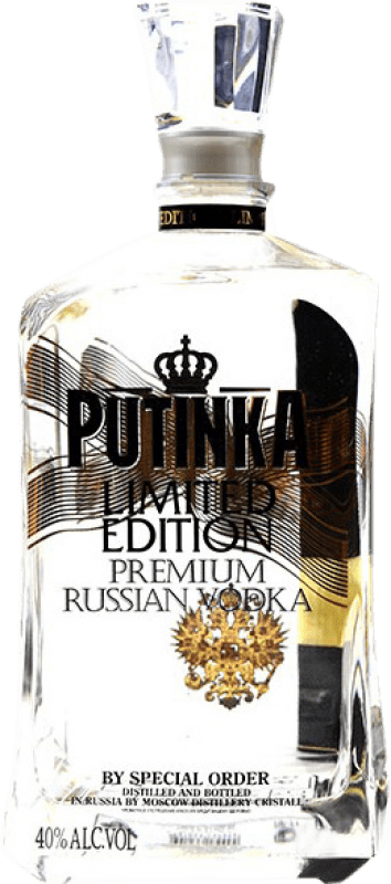 166,95 € Kostenloser Versand | Wodka Putinka Limitierte Edition Russland 70 cl