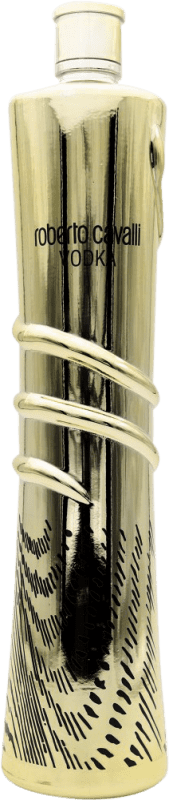 59,95 € 免费送货 | 伏特加 Roberto Cavalli Gold — 金色版, 限量版 意大利 1 L