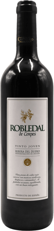 5,95 € Бесплатная доставка | Красное вино Robledal de Corpes Молодой D.O. Ribera del Duero Испания бутылка 75 cl