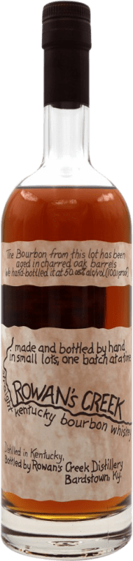 99,95 € Free Shipping | Bourbon Whisky Rowan's Creek. Collector's Specimen United States Bottle 70 cl
