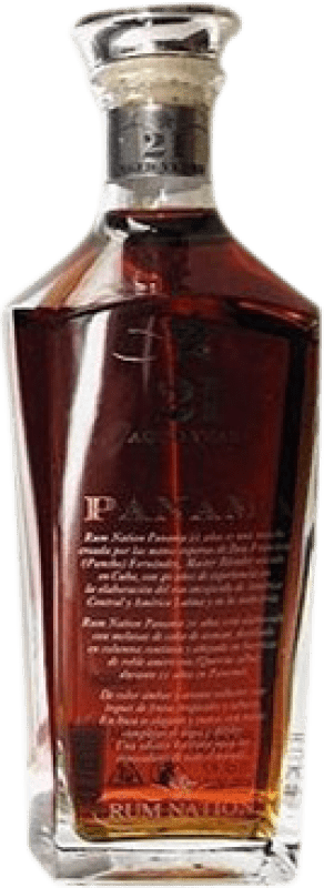 168,95 € Бесплатная доставка | Ром Rum Nation Panamá Панама 21 Лет 70 cl