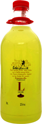 34,95 € 免费送货 | 柠檬酒 Limoncello Sabiduria 意大利 塑料桶 3 L