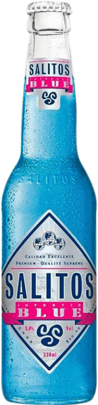 3,95 € Kostenloser Versand | Mixer Salitos Blue — Edition Blau Mexiko Drittelliterflasche 33 cl