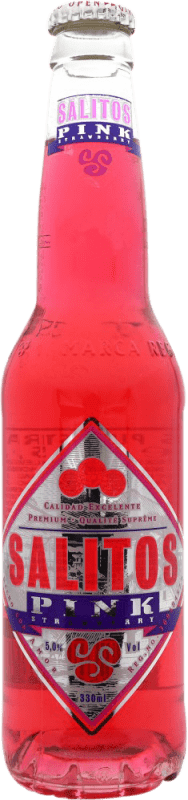 2,95 € 免费送货 | 啤酒 Salitos Pink 墨西哥 三分之一升瓶 33 cl