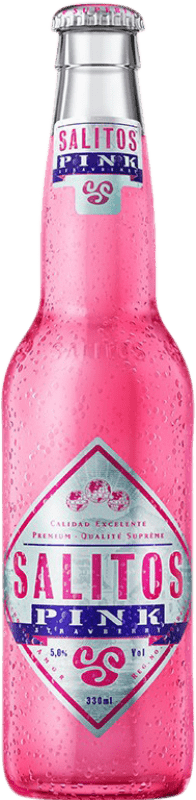 3,95 € Free Shipping | Mixer Salitos Pink Mexico Third-Liter Bottle 33 cl