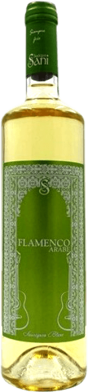 6,95 € Free Shipping | White Wine Sani Primavera Árabe Flamenco I.G.P. Vino de la Tierra de Extremadura Estremadura Spain Bottle 75 cl
