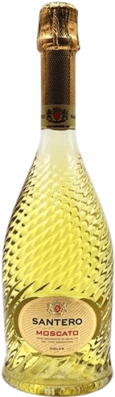 10,95 € Envoi gratuit | Vin Mousseux Blanc Santero Dulce — Doux D.O.C.G. Moscato d'Asti Italie Bouteille 75 cl