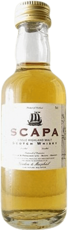 25,95 € 送料無料 | ウイスキーシングルモルト Scapa Gordon & Macphail コレクターの標本 イギリス ミニチュアボトル 5 cl