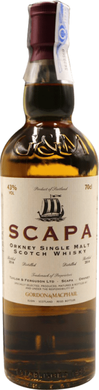 171,95 € Free Shipping | Single Malt Whisky Scapa Gordon & Macphail United Kingdom 70 cl