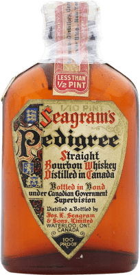 Whisky Bourbon Seagram's Pedigree 8 Años 5 cl Ejemplar Coleccionista No Apto para Consumo