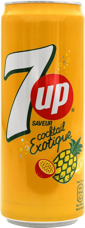 1,95 € Envío gratis | Refrescos Seven Up 7up Cocktail — Cóctel España Lata 33 cl Exotic — Exótico