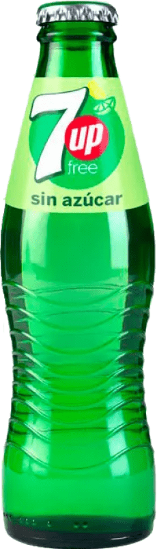 7,95 € Envio grátis | Caixa de 6 unidades Refrescos e Mixers Seven Up 7up Sin Azúcar Espanha Garrafa Pequena 20 cl