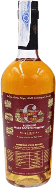 62,95 € 送料無料 | ウイスキーシングルモルト Islay Storm The Six Isles. Pomerol Cask Finish イギリス ボトル 70 cl