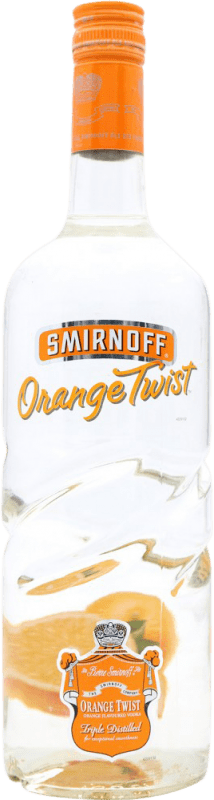 18,95 € Envío gratis | Vodka Smirnoff Twist Rusia 1 L Orange — Naranja