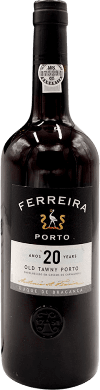 91,95 € Kostenloser Versand | Likörwein Sogrape Ferreira Tawny I.G. Porto Portugal 20 Jahre Flasche 75 cl
